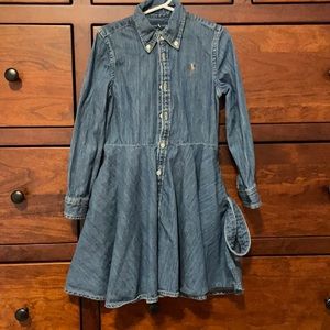 Polo Ralph Lauren girl denim dress